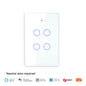 MOES Tuya ZigBee Light Switch Touch Glass Panel Fireproof Neutral Wire Required Remote Control Work With Alexa Google Home