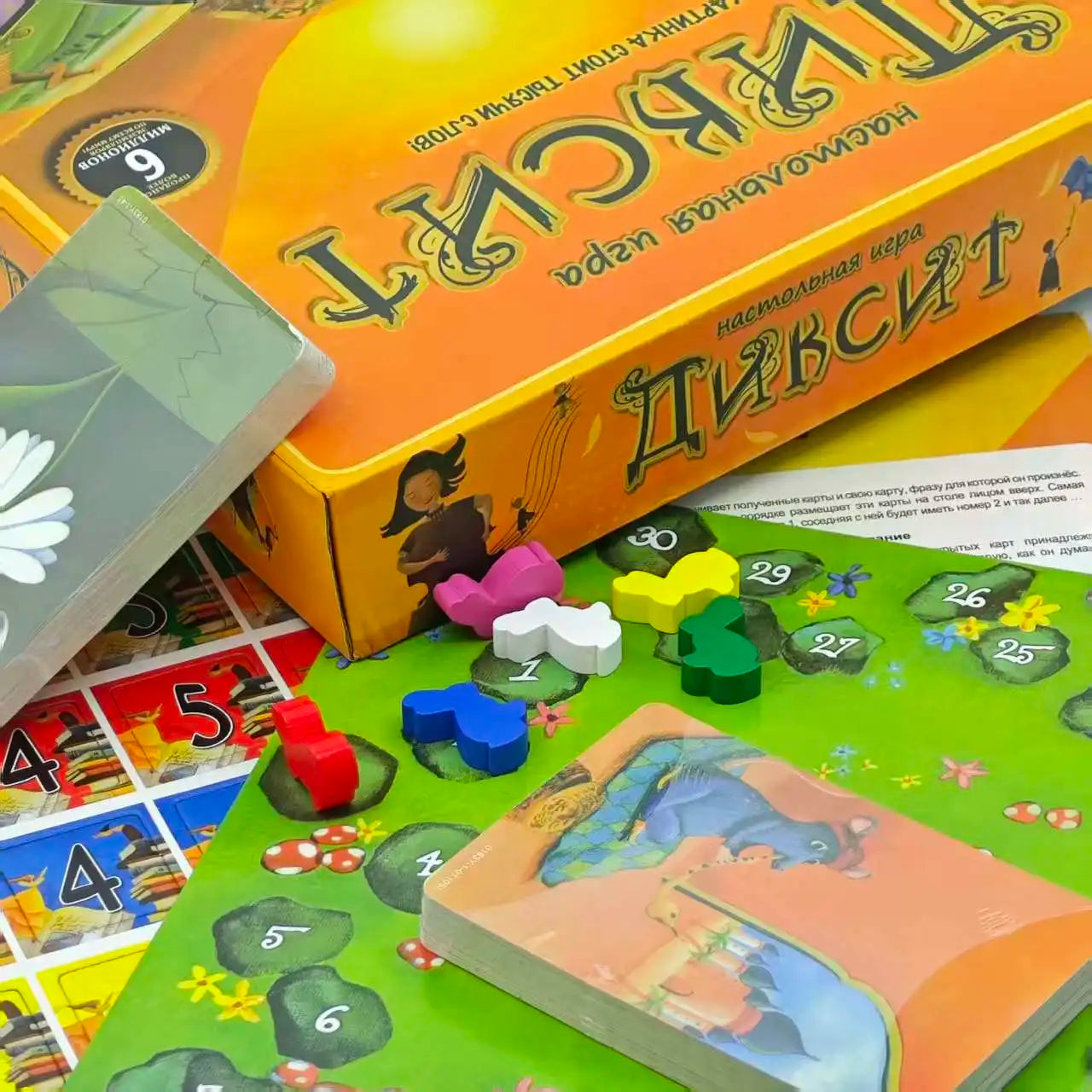 Диксит Russian version Dixit Just a Word Party Board Game Adult Casual Puzzle Card Game