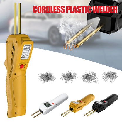 PWG-2 500W Latest LCD Display Handheld Wireless Charging Plastic Soldering Iron with 200pcs Soldering Tips Repair Tool