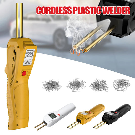 PWG-2 500W Latest LCD Display Handheld Wireless Charging Plastic Soldering Iron with 200pcs Soldering Tips Repair Tool