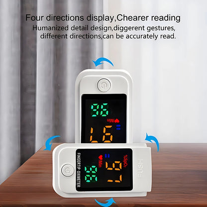 Finger Pulse Oximeter Or Blood Pressure Monitor, Heart Rate & Oxygen Saturation Meter, Home Medical Health Equipment