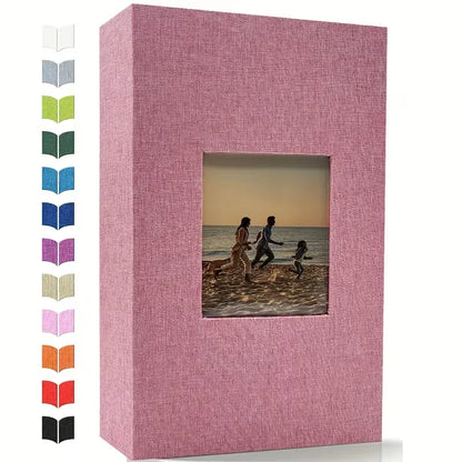 Linen large Photo Album Scrapbook 200/300/600 Pockets for 4x6 Photos Slip-in memory books Wedding Baby Family Anniversary Photo