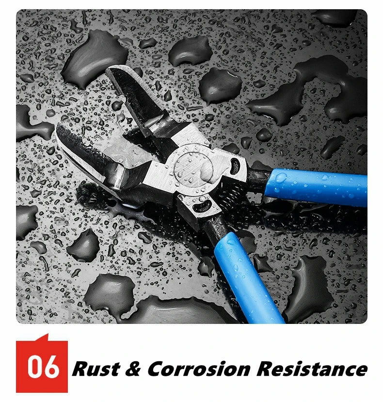 Multifunctional Car Clip Pliers Diagonal Pliers Car Rivet Tightening Pliers Wire Stripping Plier Staple Screwdriver Removal Tool