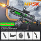 MP5K Full Automatic Water Gun Toy with Retractable Stock Linked Recoil Mechanism Water Pistol Summer Outdoor Beach Shooting Game