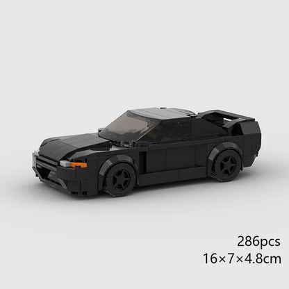City Speed Racing Car Model Building Blocks DIY Bricks MOC Toy Classic Rally Sports Super Racer Vehicle Christmas gift technique