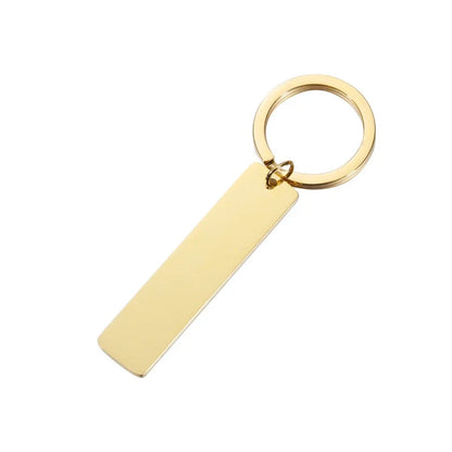 Custom Keychain Engraved with Name & Date, My Love My Life My Friend Message, Personalized Gift Key Ring for Couples, Men, Women