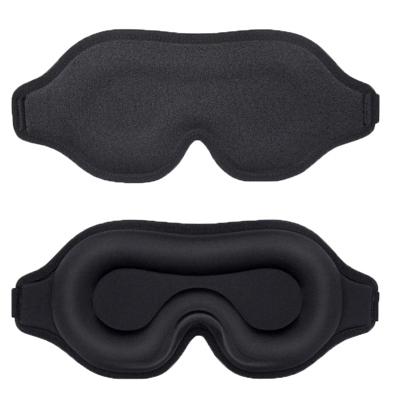 Sleep Eye Mask for Men Women, Lash Extensions 3D Sleeping Mask, Travel Blackout Night Blindfold Eye Shade Cover with Adjustable