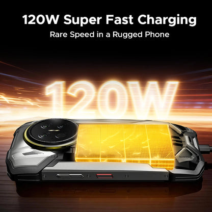 World Premiere DOOGEE V Max 2 Pro 5G Rugged Phone 6.78" FHD+ IPS 120Hz Display 48GB+1TB 22000mAh 200MP 120W Smartphon Android 16
