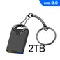 Mini USB 3.0 Pendrive 1TB 512GB 128GB Silvery External Storage Metal Memory Flash Drive USB Storage Key Pen Drive For Computer