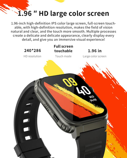 LIGE 600mAh high-Capacity Smart Watch Ultra Watch Men Bluetooth Call TWS Local Music Smartwatch Sport IP68 Waterproof Watches