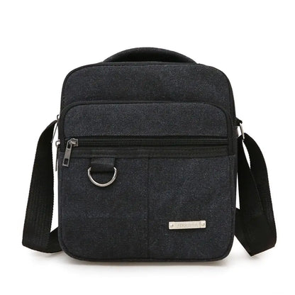 Men's Shoulder Bag Canvas Men's Sling Bag Messenger Shoulder Crossbody Bags Large Capacity Handbags Multifunctional