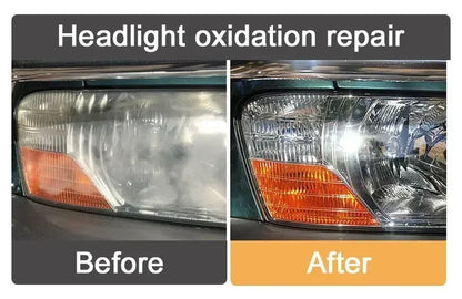 Scratch remover for repairing headlights, polishing agent for car headlights, polishing solution for repairing headlights
