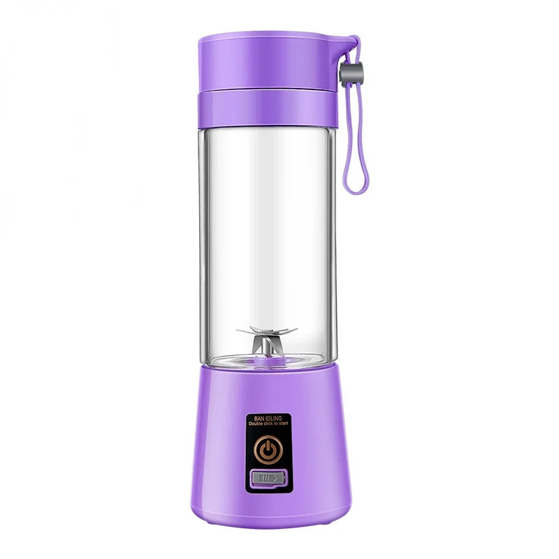 Portable Blender Wireless Rechargeable USB Juicer Cup Fruit Mixer Smoothie Juicer Blender Cup Bottle Travel Kitchen