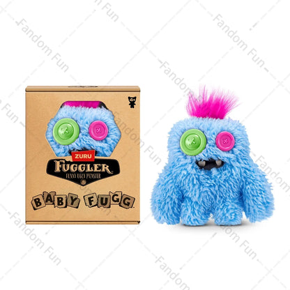 Baby Fugg Fuggler Monster Plush Doll  Original Rabid Rabbit Funny Ugly Hedge Grog Screech Wide-Eyed Teeth Monster With Box