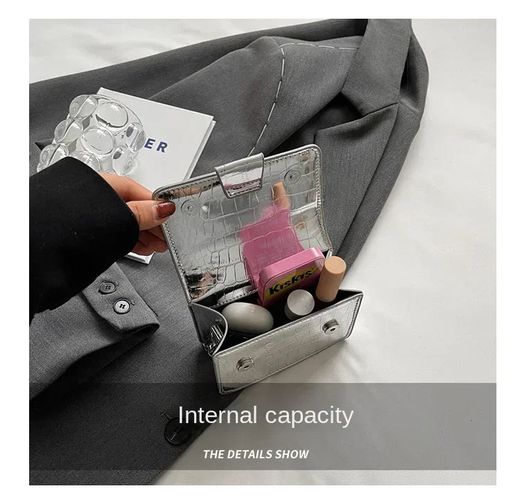 This Year's Popular Super Popular Small Bag 2024 Summer Popular Versatile Chain Messenger Bag Fashion Mini Square Sling Bag