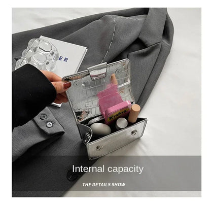This Year's Popular Super Popular Small Bag 2024 Summer Popular Versatile Chain Messenger Bag Fashion Mini Square Sling Bag