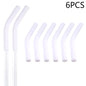 6Pcs/Set Soft Silicone Straw Covers Straws Tips Covers Fit For 9mm Wide Reusable Stainless Steel Straw Nozzles[Q]Q@