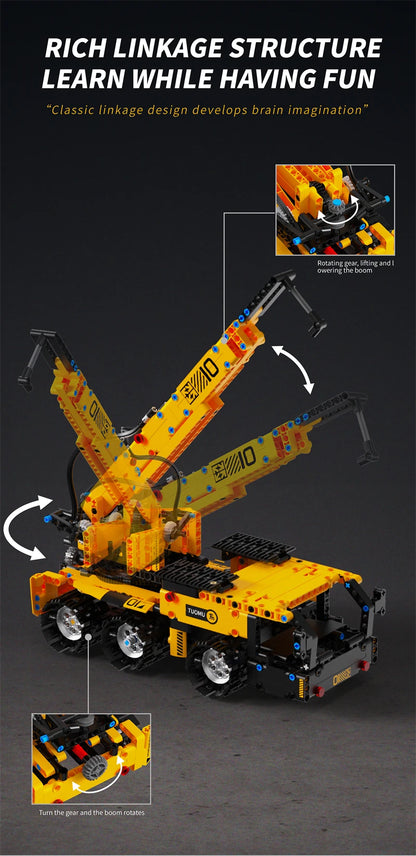 Multi-Axis mechanical Arm Programmable Building Blocks 5 in 1 robot Remote Control toys Interactive STEM Learning children gift