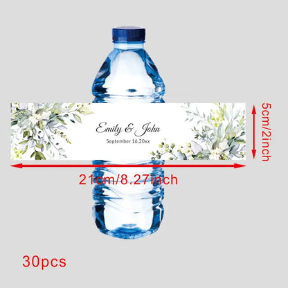 Custom 30 pieces Celebration label Personalized bottle label sticker Custom name text sticker