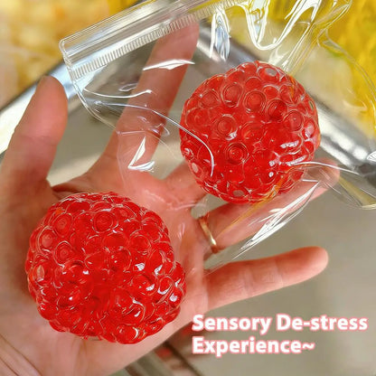 Ice Bead Squishy Balls Super Soft Mochi Fidget Toy Slow Rebound Texture for Anxiety Relief & Relaxation Squeezing Soothing Toy