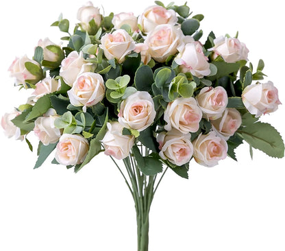15 heads Artificial Silk Rose Flowers Bridal Bouquet for Home Wedding Floral Arrangement Garden Artificial Flowers DIYGift Decor