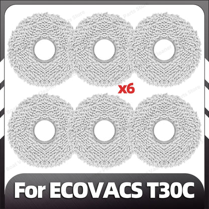 Compatible for ECOVACS T30C / T30C OMNI / T30C PRO OMNI Main Side Brush Filter Mop Pad Dust Bag Spare Parts Accessories
