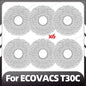 Compatible for ECOVACS T30C / T30C OMNI / T30C PRO OMNI Main Side Brush Filter Mop Pad Dust Bag Spare Parts Accessories