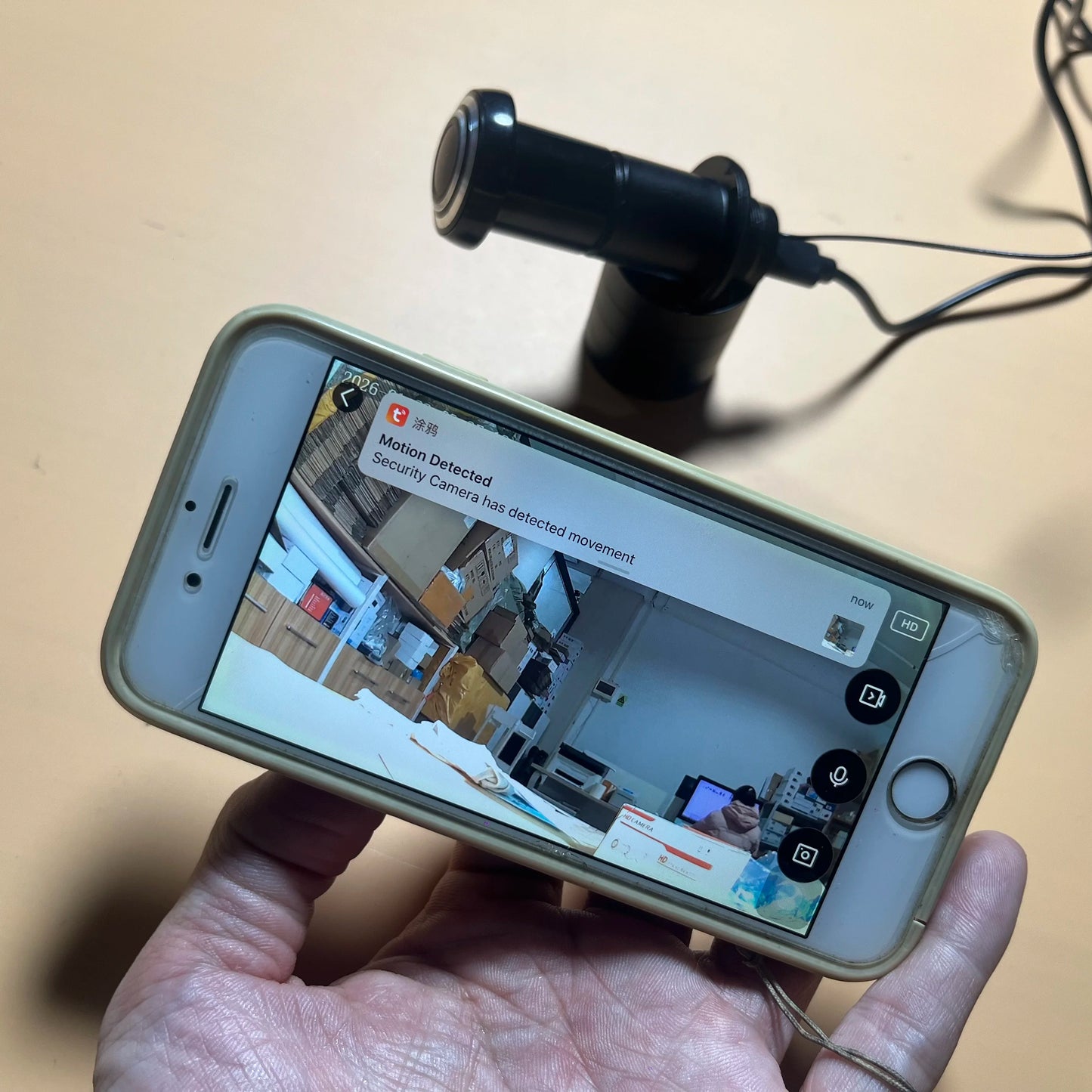 Tuya 5G Wifi Drzwi Wizjer Zabezpieczający 1080P HD Obiektyw 1.66mm Szerokokątny Rybie Oko Kamera Sieciowa CCTV Mini Wizjer do Drzwi P2P ONVIF