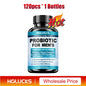 Probiotics Capsules for Men, Nutritional Absorption, Digestion, Immune Support, Prostate & Urinary Health, Reduce Bloating