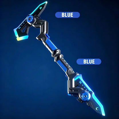 Lightsaber Toy AXE Light Stick 2 in 1 Sword Toys Lightstick Cosplay Role-Play Games Kids Gifts Cool Toy for adult Children boys