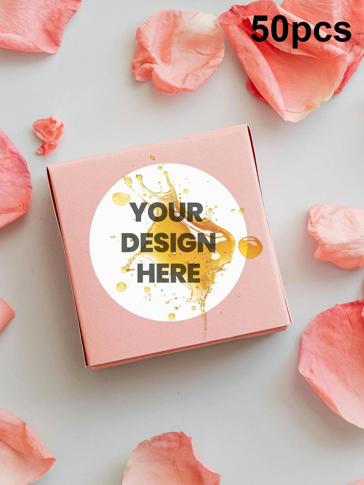 1-100PCS Personalized Custom Round Waterproof Stickers for Home Decor, Wall Labels, Storage Organization, Household Decoration