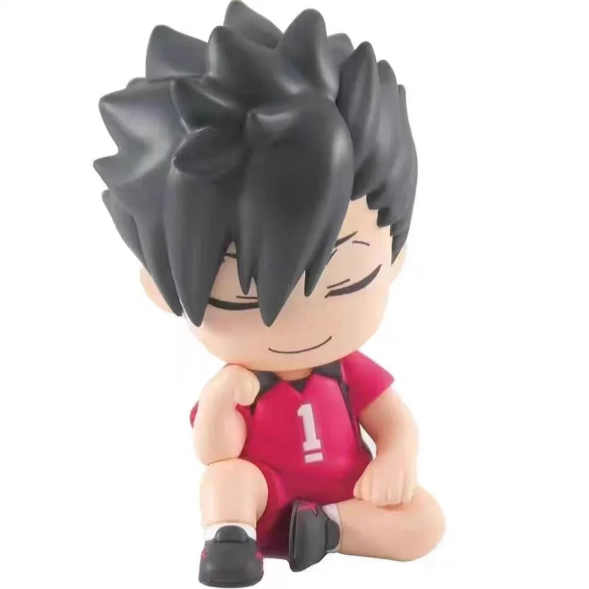 Japanese Genuine Gacha Scale Model Haikyuu Shoulder To Shoulder Sitting Figure Shoyo Hinata Tobio Kageyama Action Figure Toys