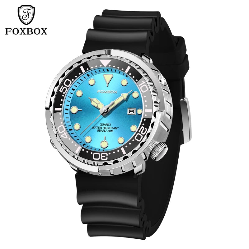 2024 Casual Men Watches for Men Top Brand Luxury Silicone Sport Watch Men Quartz Date Clock Waterproof Wristwatch Chronograph