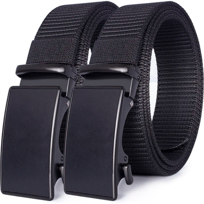 Automatic Buckle Light Comfortable Nylon Military Belt Outdoor Hunting Multifunctional Tactical Canvas Belt High Quality Men Bel