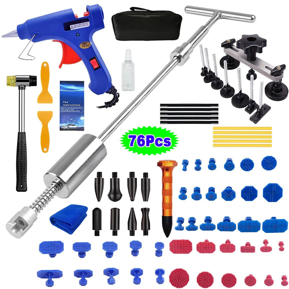 Professional Car Dent Repair Tools Paintless Dent Repair Kit Auto Body Dent Removal Remover Kits Dent Puller for Car Workshops