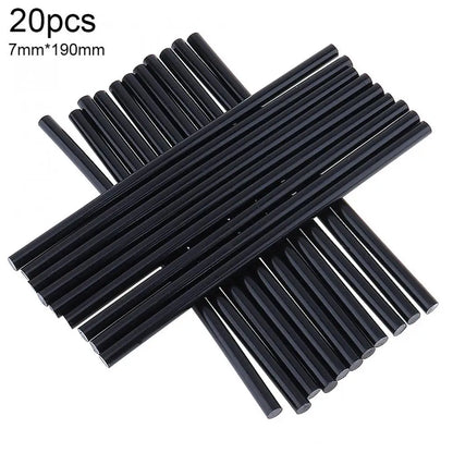 1/20pcs Car Hot Glue Stick Black Hot Melt Adhesive Glue Gun Silicone for Hot Gun 7mm /11mm for Kitchen Faucets Bathroom Items