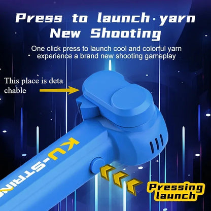 Launcher Loop Rope Toy Rope Launcher Zip String Handheld Adjustable Speed Luminous Rope Lasso Kids Adult Fun Game Toys Gift
