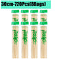 90-1350Pcs Bamboo Wooden BBQ Skewers Sticks Disposable 15/20/25/30cm for Grilling, Fruit, Kabob,BBQ, Barbecue, Camping, Outdoor