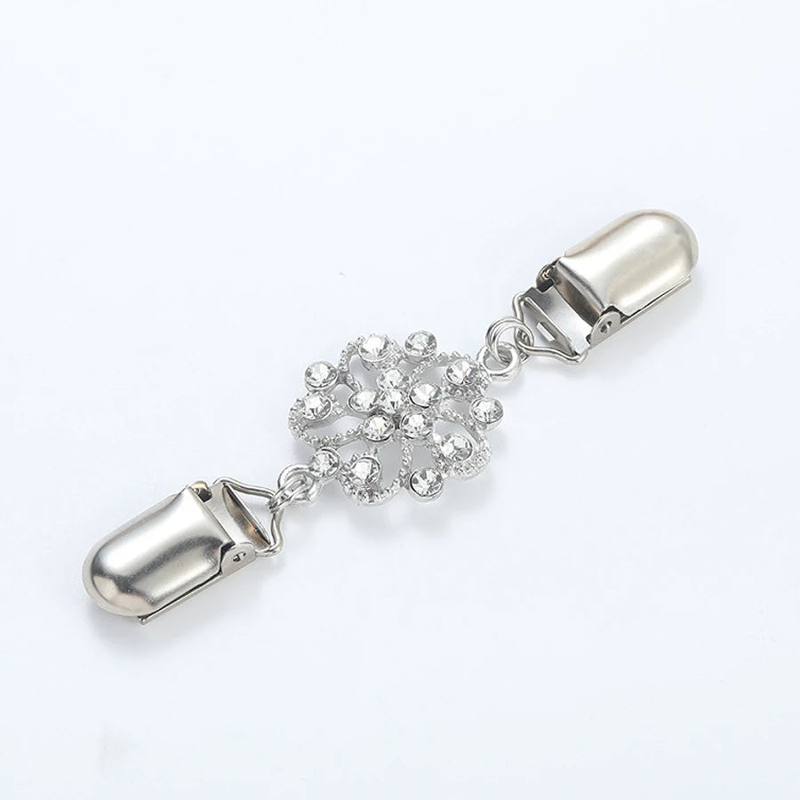 Fashion Sweater Clip Duck Clip Cardigan Buckle Shawl Brooch Blouse Pin Metal Clothes Decoration