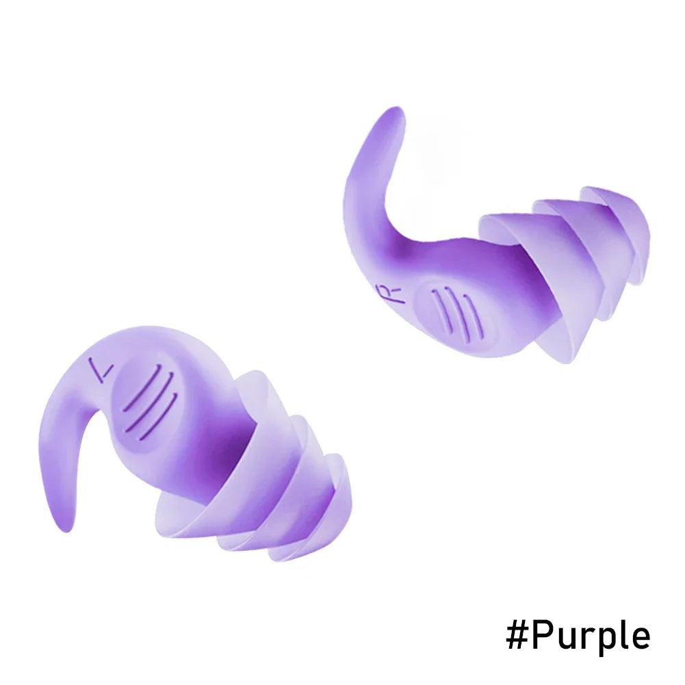 Soft Silicone Sleeping Ear Plugs Sound Insulation Ear Protection Earplugs Anti-Noise Plugs for Travel Silicone Noise Reduction