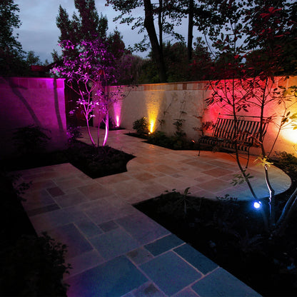 Solar Powered Spotlight IP65 Solar LED Light Outdoor Landscape Yard Garden Tree Separately Lamp Aluminum Anti Rust Solar Lamp