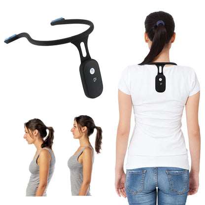Silicone Invisible Posture Corrector Training Reminder Sensor Back Posture Neck Hump Corrector Smart Auto Sensing