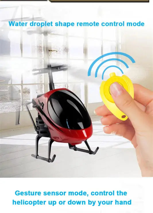 Children's Suspension Sensing Aircraft Indoor Gesture Aircraft Drone Remote Control Helicopter Toy Boy Gift