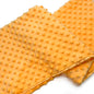 Minky Dot Fabric For Baby Comfort Blankets 1mm Pile Length Polyester Single Sided Swaddle Baby Crying Comfort Plush Fabric