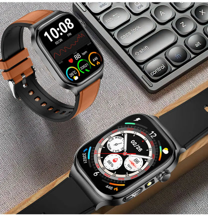 New Blood Lipids Uric Acid Blood pressure Smart Watch Men ECG+PPG Fitness Tracker Clock Heart Rate Bluetooth call Smart watches
