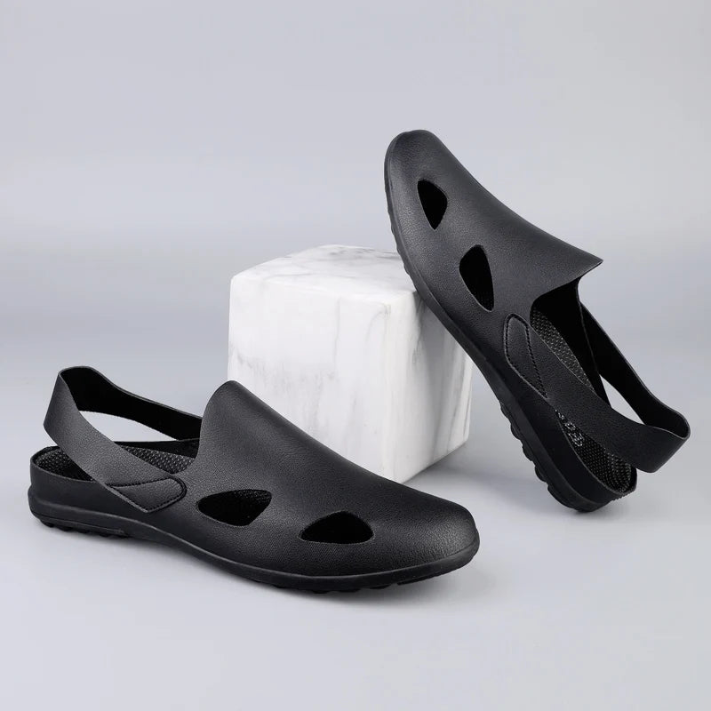 New summer general Doudou men's shoes outdoor lazy one-pedal men's daily casual leather shoes driving shoes