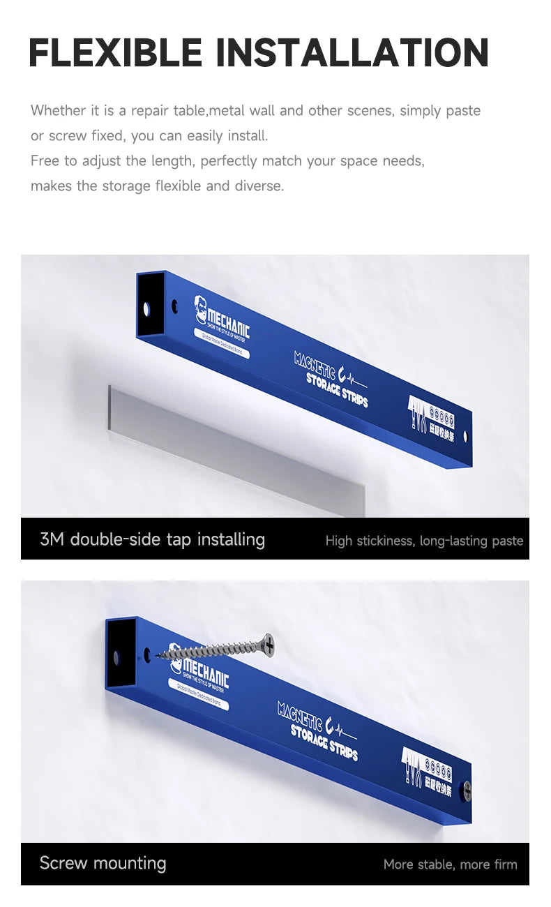 MECHANIC MAG25 Magnetic Absorption Bar Super Absorption Screwdriver Mobile Phone Repair Fixtures and Other Metal Storage Tools