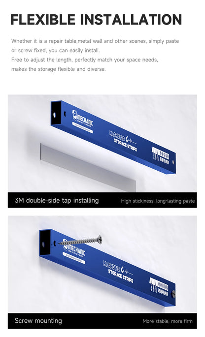 MECHANIC MAG25 Magnetic Absorption Bar Super Absorption Screwdriver Mobile Phone Repair Fixtures and Other Metal Storage Tools