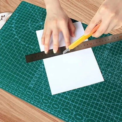 A3 PVC Cutting Mat Single Side Patchwork Cut Pad for Workbench Patchwork Sewing Manual DIY Knife Engraving Leather Cutting Board