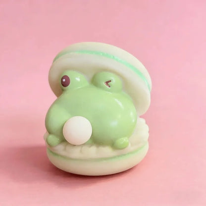 Animal Spit Bubble Burger Squishy Cute Cartoon Anti-stress Relief Squishy Fidget Sensory Toy Funny Vent Squeeze Toy &Desk Decor